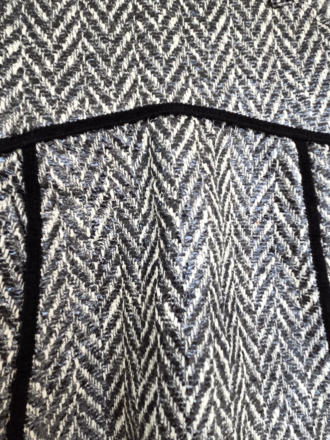 [세인트앤드류스] 여성 블랙 라인 포인트 큐롯 골프 롱 스커트 상품이미지4