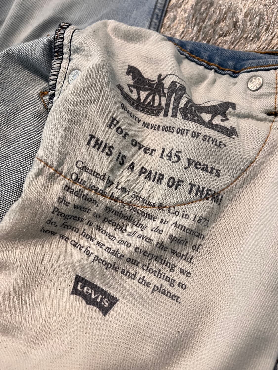 Levi’s 리바이스 513 연청 W32 L32 상품이미지3