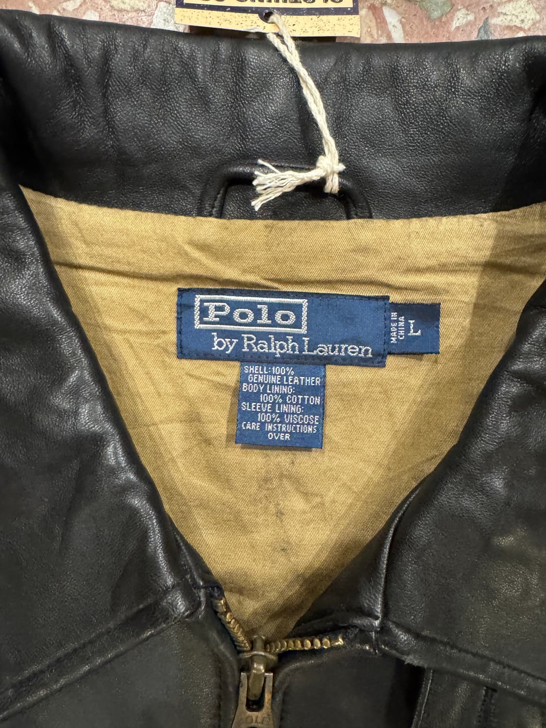 폴로 랄프로렌 맥스웰 레더 자켓 (L) 상품이미지7