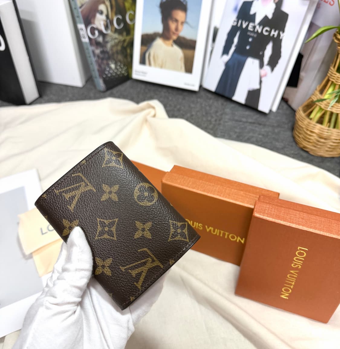 루이비통 모노그램 로잘리 코인퍼스 카드지갑 핑크  상품이미지9