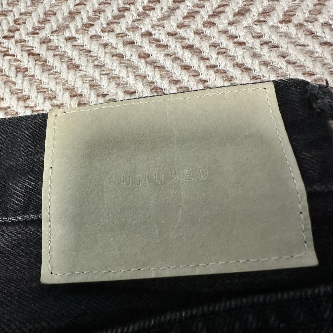 UNUSED japan made black jeans denimpants 상품이미지3