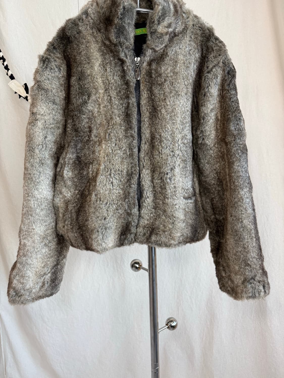 Shell Ray 페이크 퍼 자켓 상품이미지5