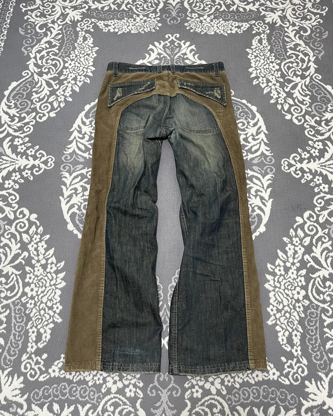 S.nik Jeans 웨스턴 패치워크 데님 팬츠 상품이미지4