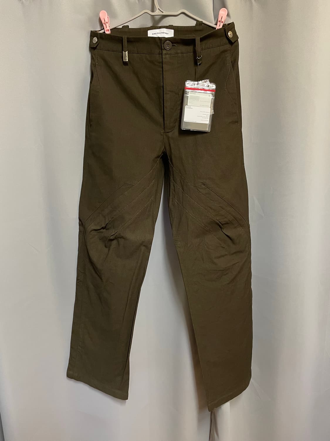 키코 코스타디노브 itten trouser 브라운 46 상품이미지2