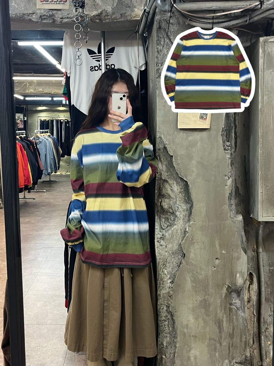 디스이즈네버뎃 롱슬리브리스 긴팔티 M #csz2215 상품이미지1