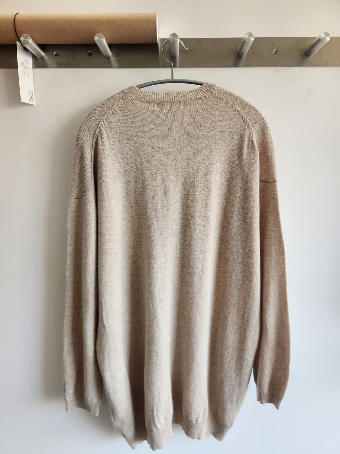 꼼데가르송 robe de chambre AD1993 롱 가디건 오트밀 상품이미지3