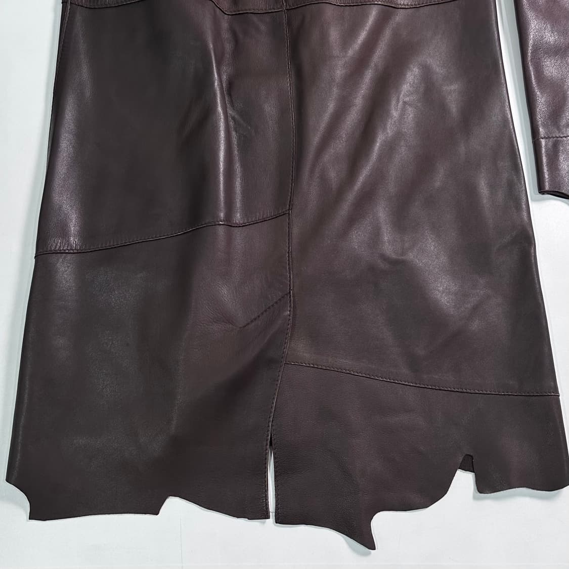 디젤 언발란스 레더 코트  상품이미지7