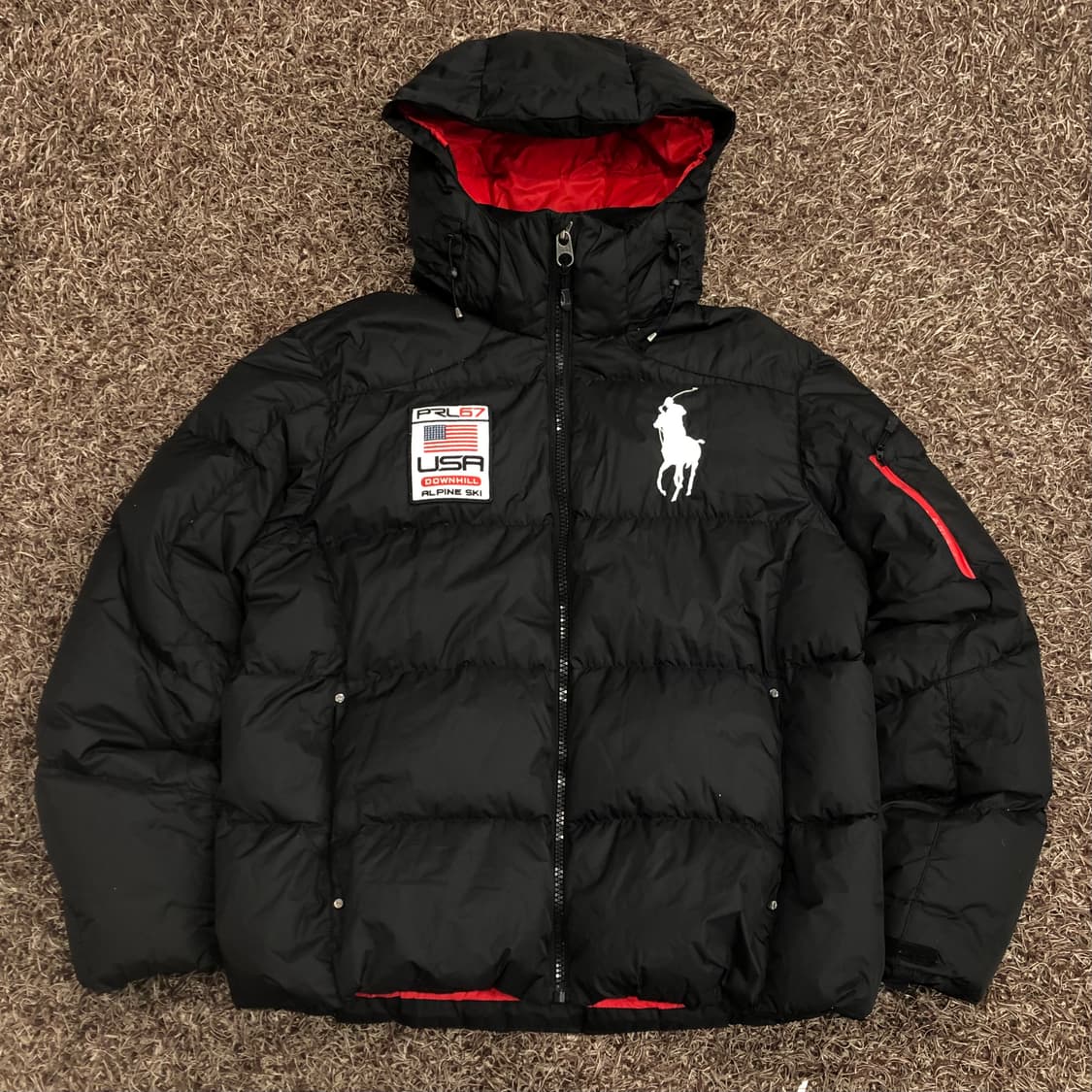 폴로 랄프로렌 빅포니 USA 성조기 덕다운 패딩 상품이미지1