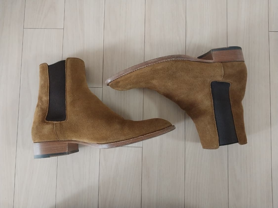 산드로 스웨이드 첼시 부츠 카멜 상품이미지3