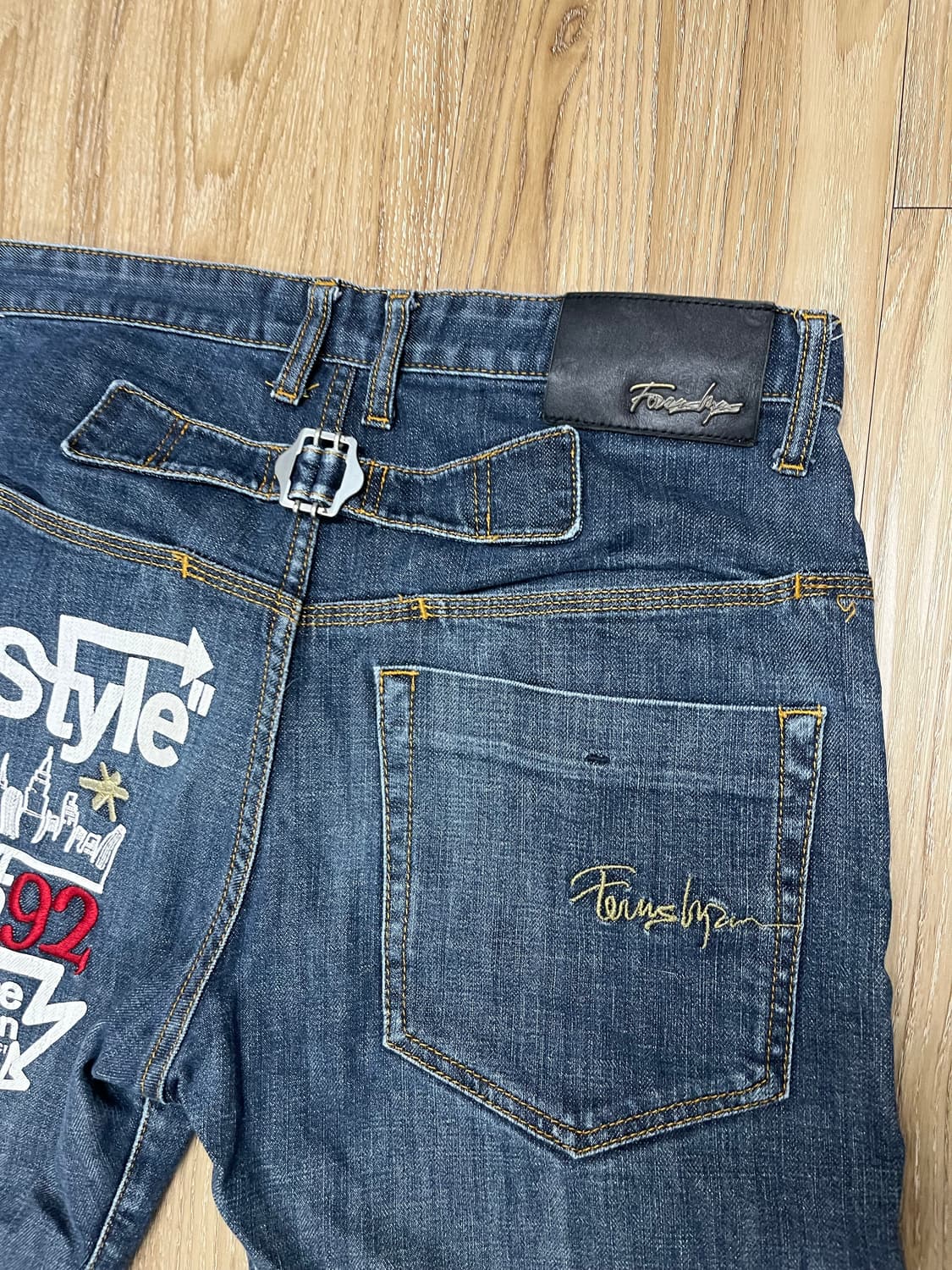 FUBU 올드스쿨 데님 반바지 32 상품이미지2