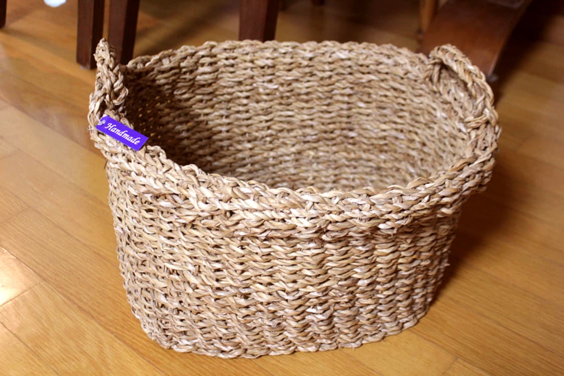 빈티지 내추럴 바구니 인테리어소품 빈티지소품 레트로소품 엔틱소품 수납함 상품이미지1