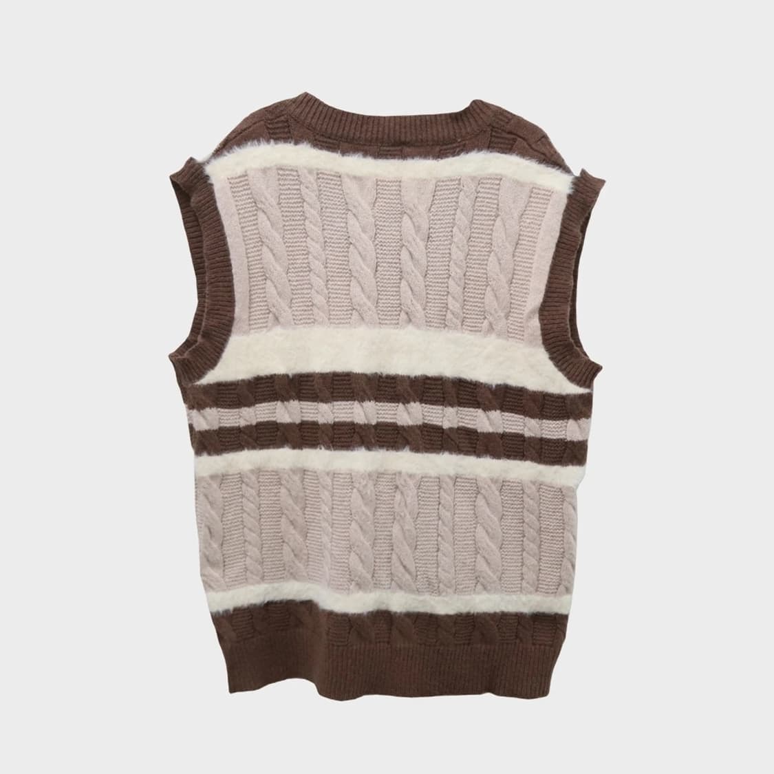 라떼 딸기우유 니트 베스트 64543 상품이미지2