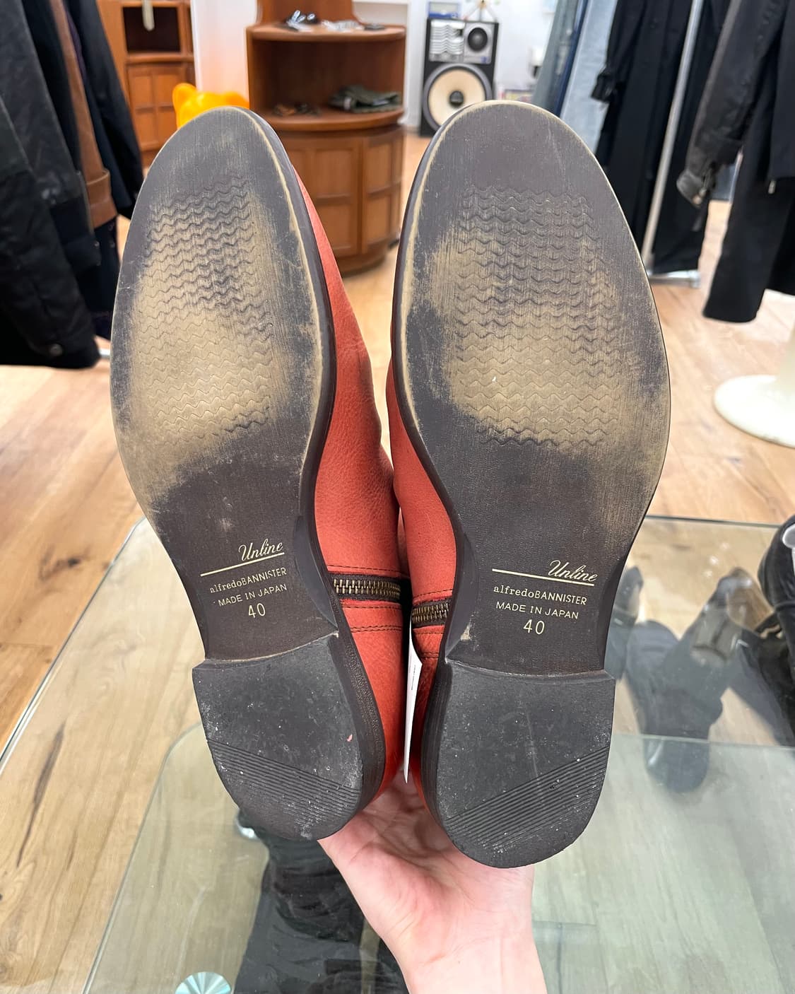 [250] 알프레도바니스타 링클 레더 부츠 상품이미지7