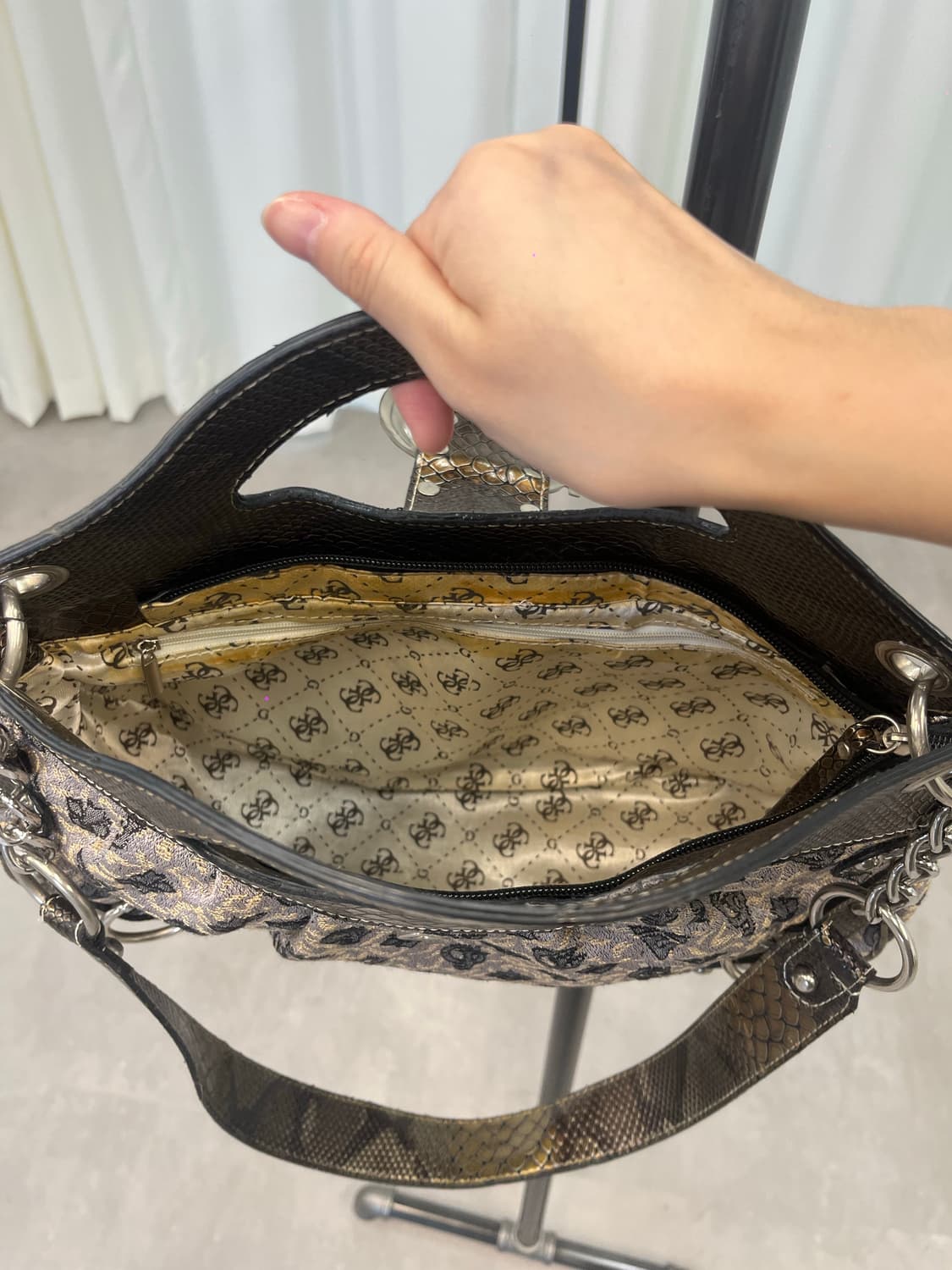 Alligator Leather Shoulder Bag 상품이미지9