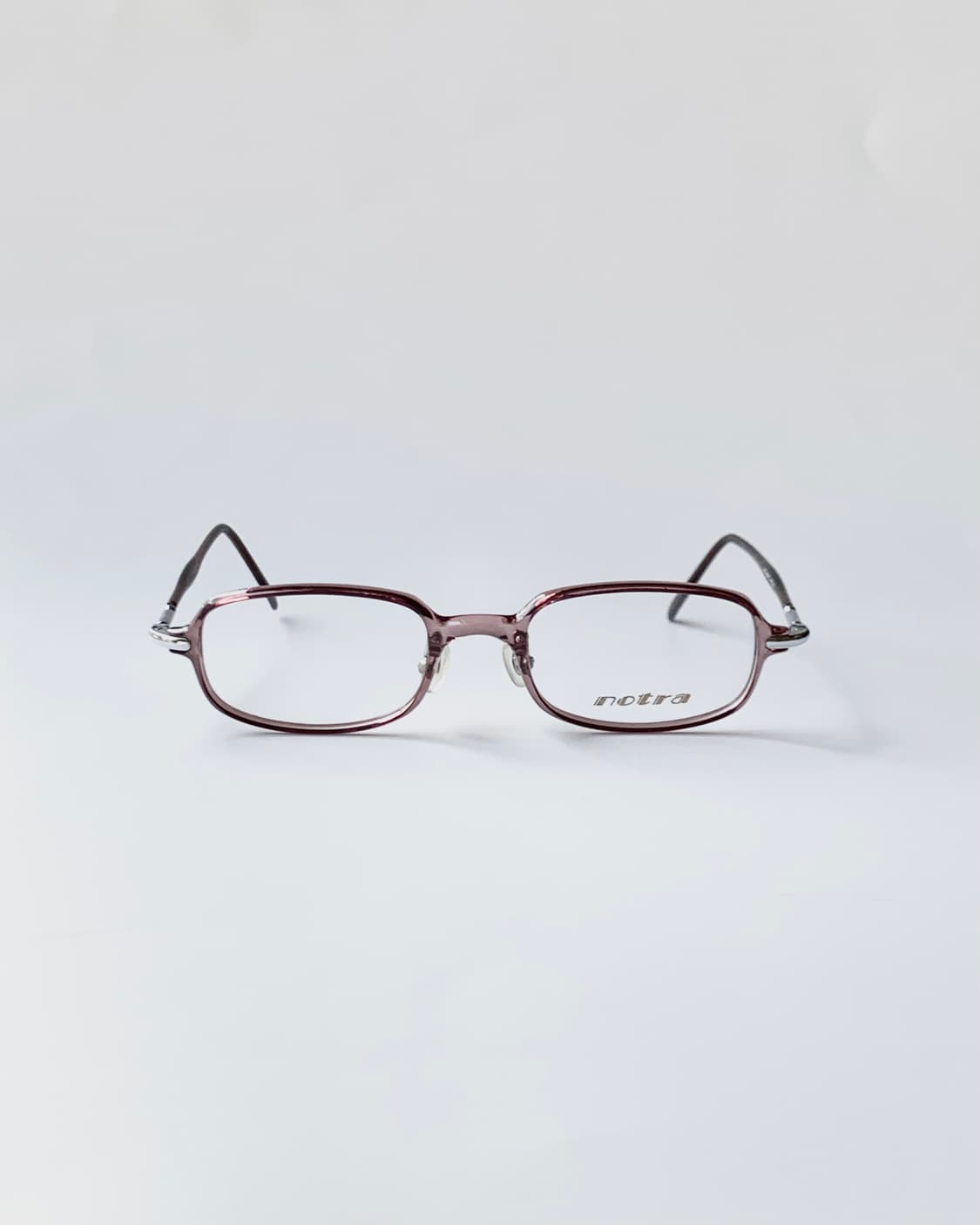 [픽키-703] 브라운 뿔테 안경 슬림 오벌 스퀘어 사각 미니멀 상품이미지1