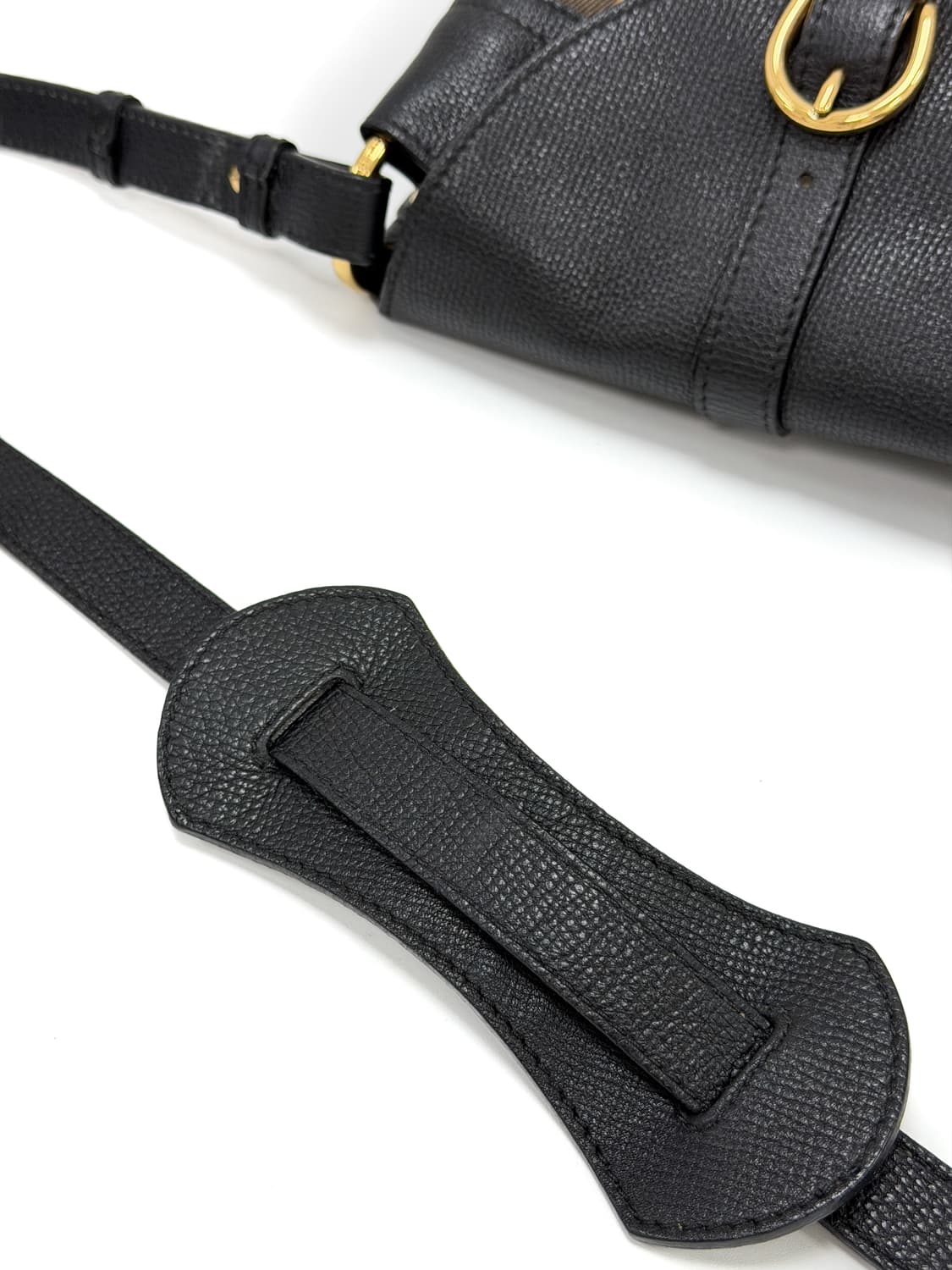 버버리 체크 레더 트리밍 플랩 크로스백 상품이미지6