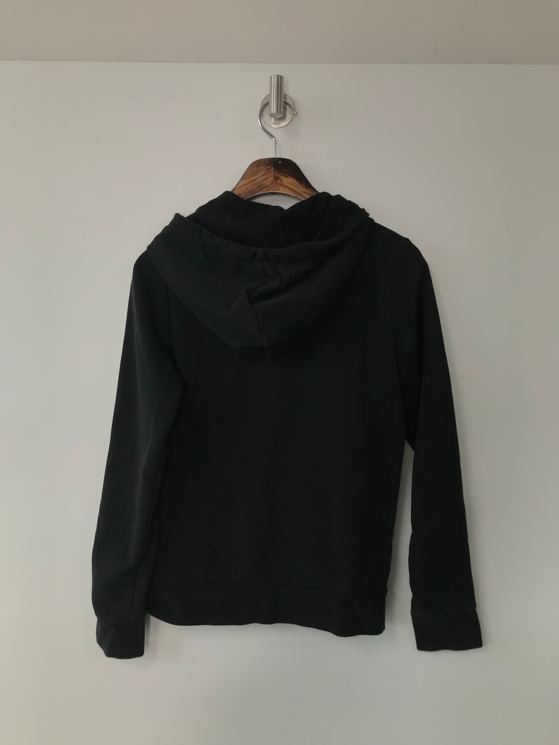 아디다스 사이드라인 블랙 후드집업 상품이미지3