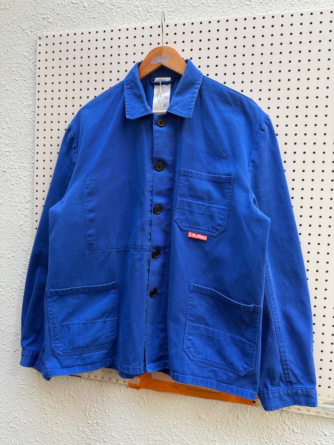 OLD VINTAGE PLANAM WASHED BLUE 프렌치워크자켓 상품이미지4