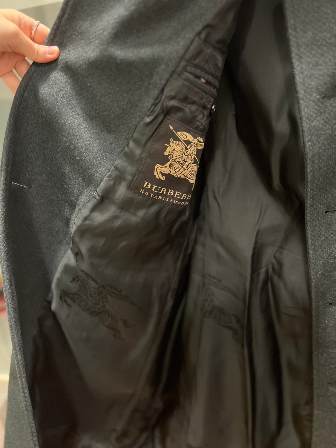 버버리 남성 더블코트 팝니다 상품이미지7