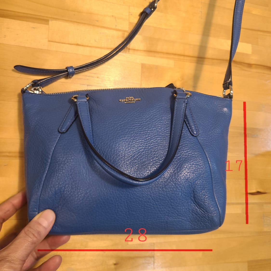 미니 코치 레더 백 상품이미지2