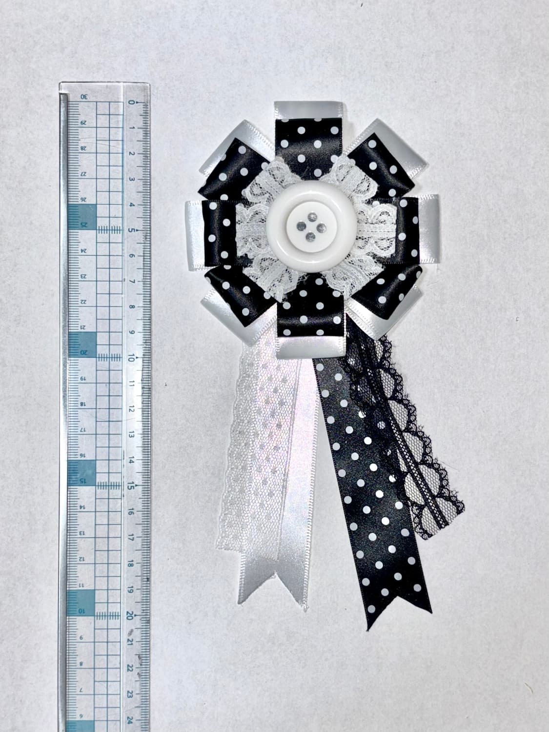 화이트&블랙 도트 로제트 상품이미지2