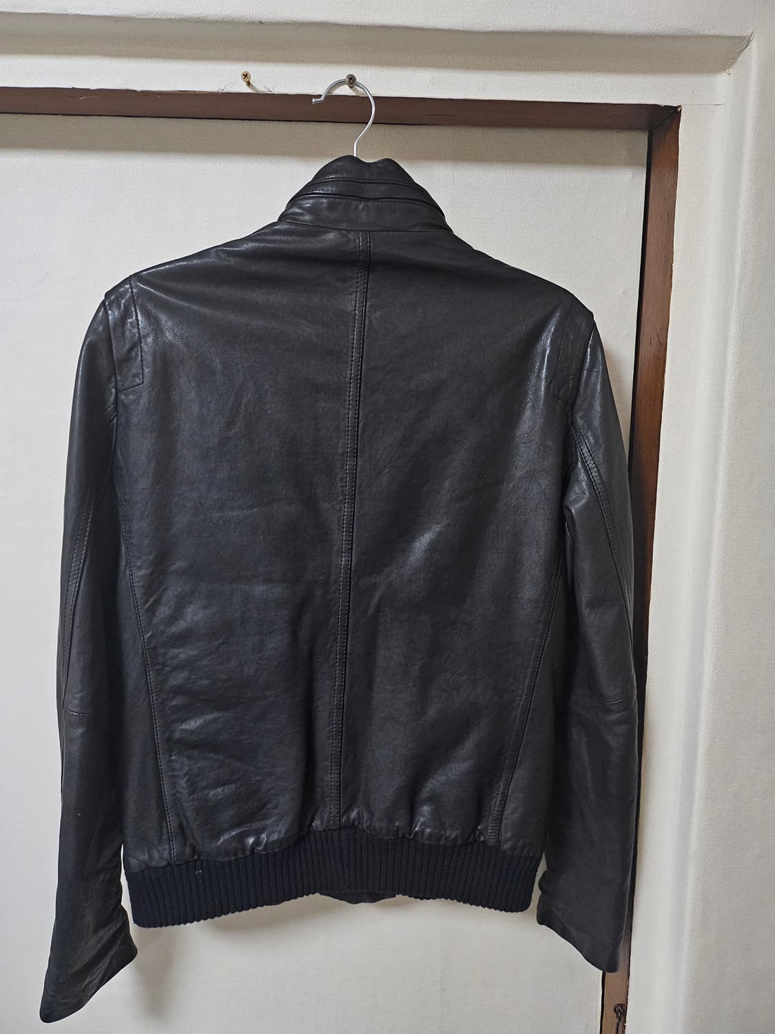 솔리드 옴므 가죽 자켓  블랙 95 상품이미지2