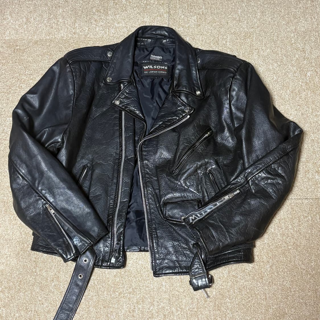윌슨 더블라이더 가죽자켓 L 상품이미지1