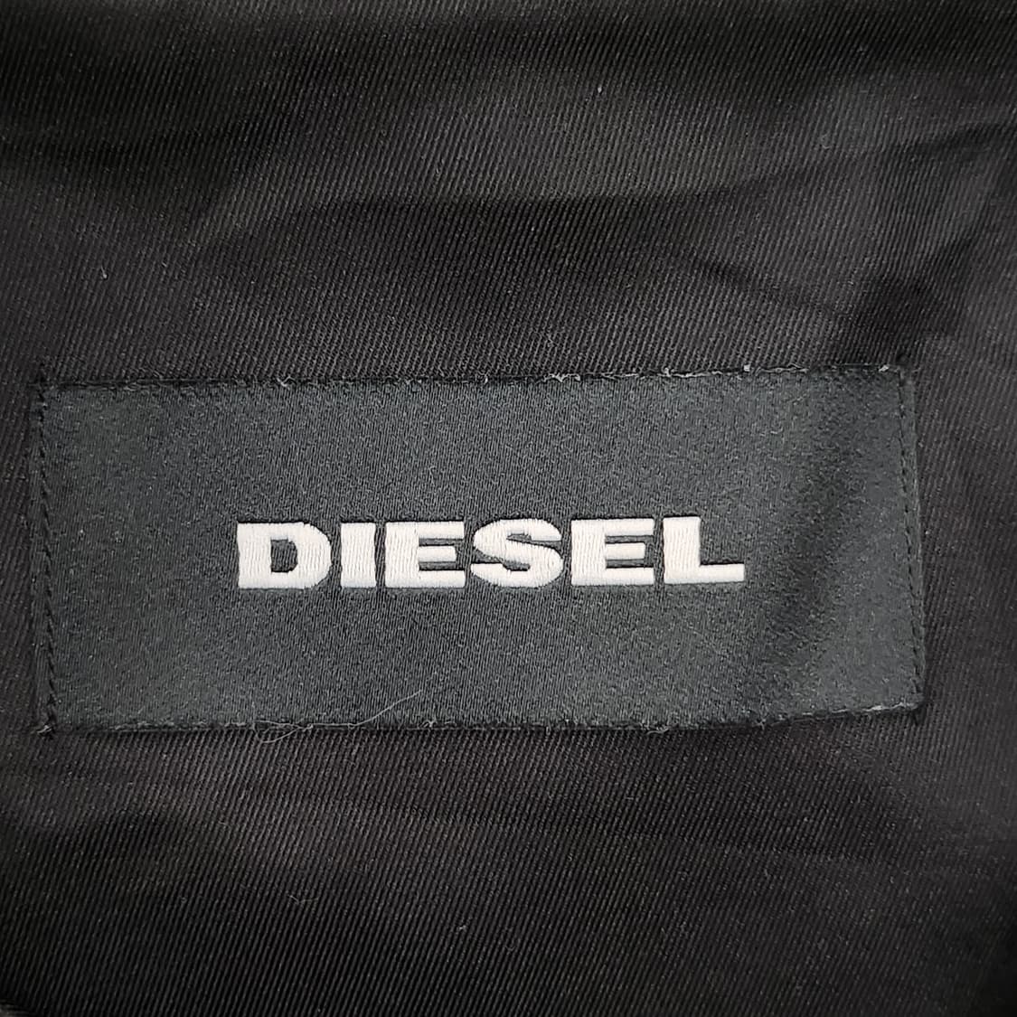 DIESEL 디젤 블랙 패턴 코치자켓 상품이미지7