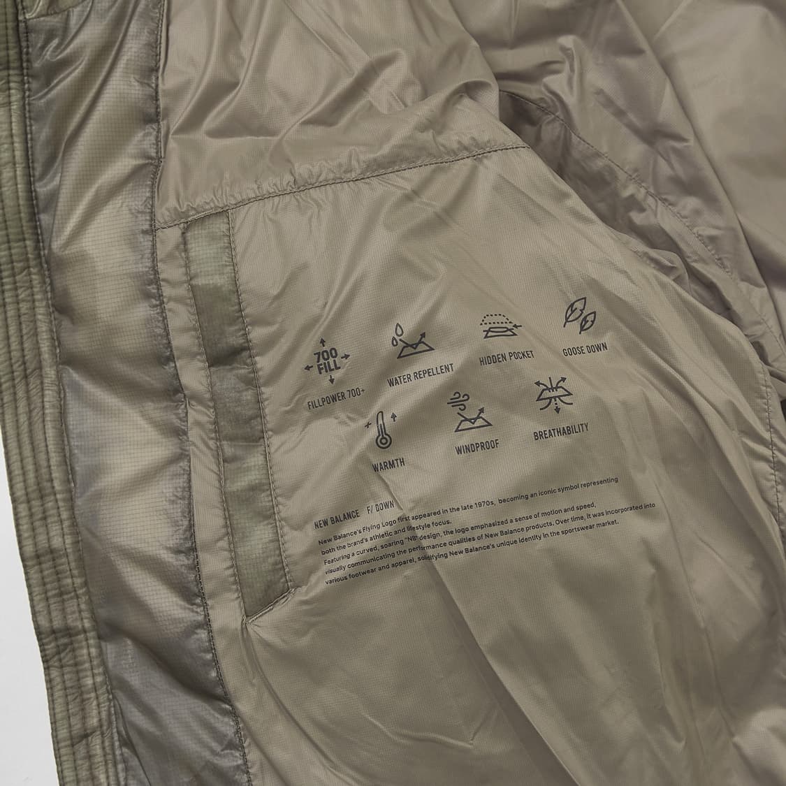[뉴발란스/거의 새상품] Heavy Goose Down 패딩 Dark B 상품이미지6