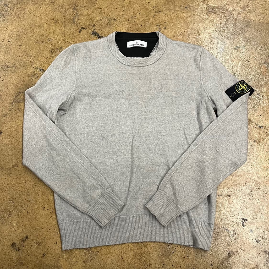 [정품/L] 스톤아일랜드 그레이 니트 맨투맨 b15 상품이미지2