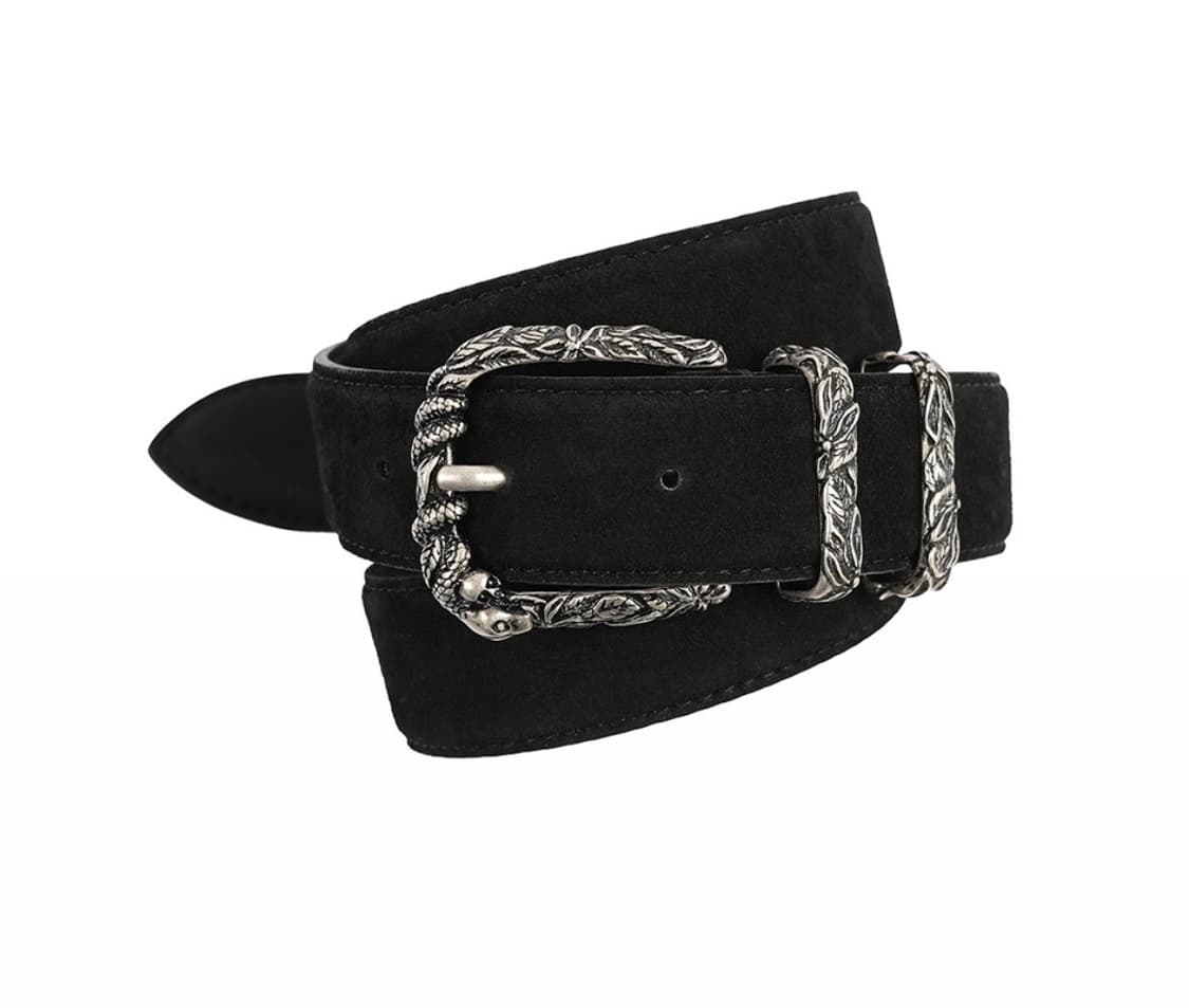 파아카이브 FAR SUEDE BELT (BLACK) 상품이미지1