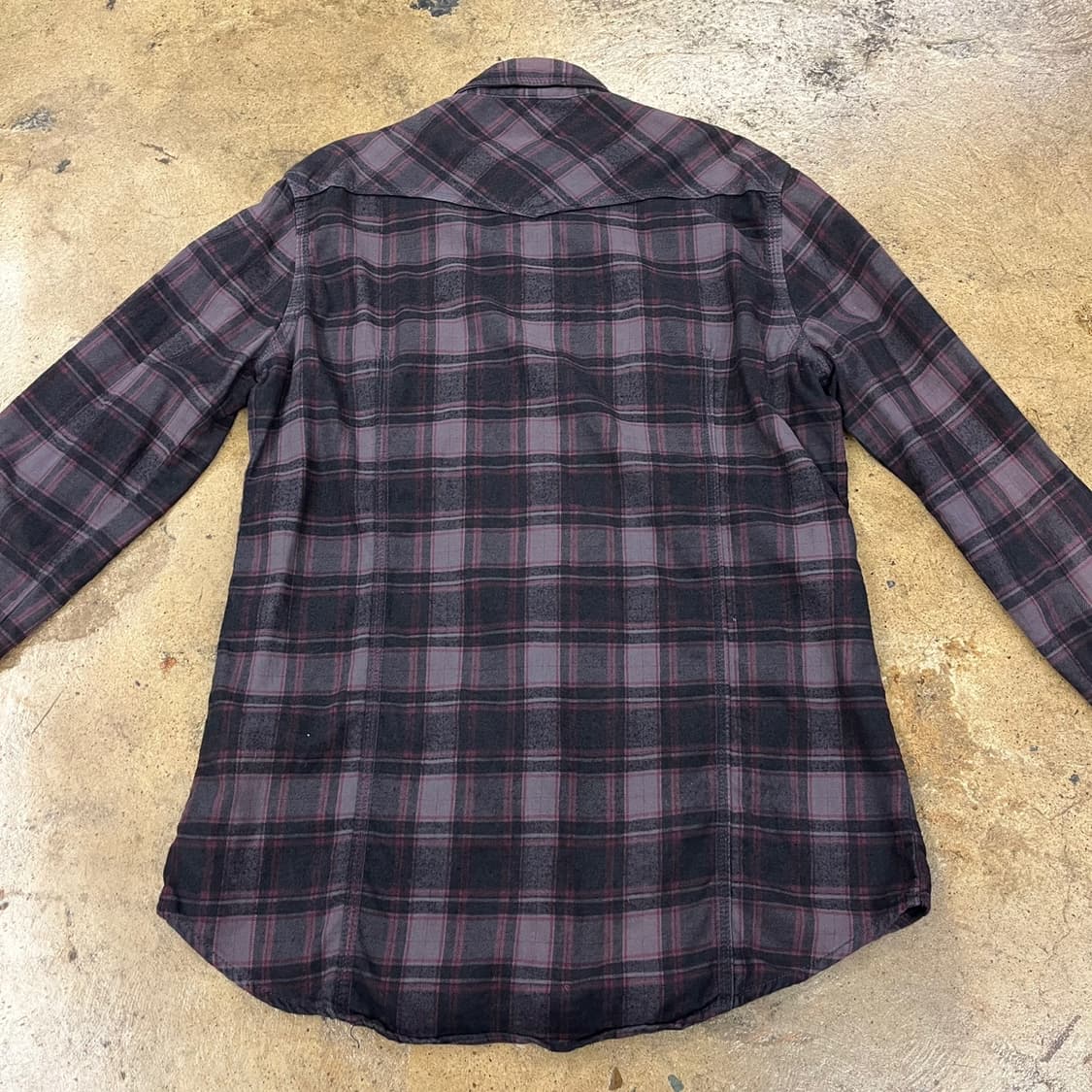 [정품/S] 트루릴리젼 웨스턴 체크 셔츠 남방 b15 상품이미지4