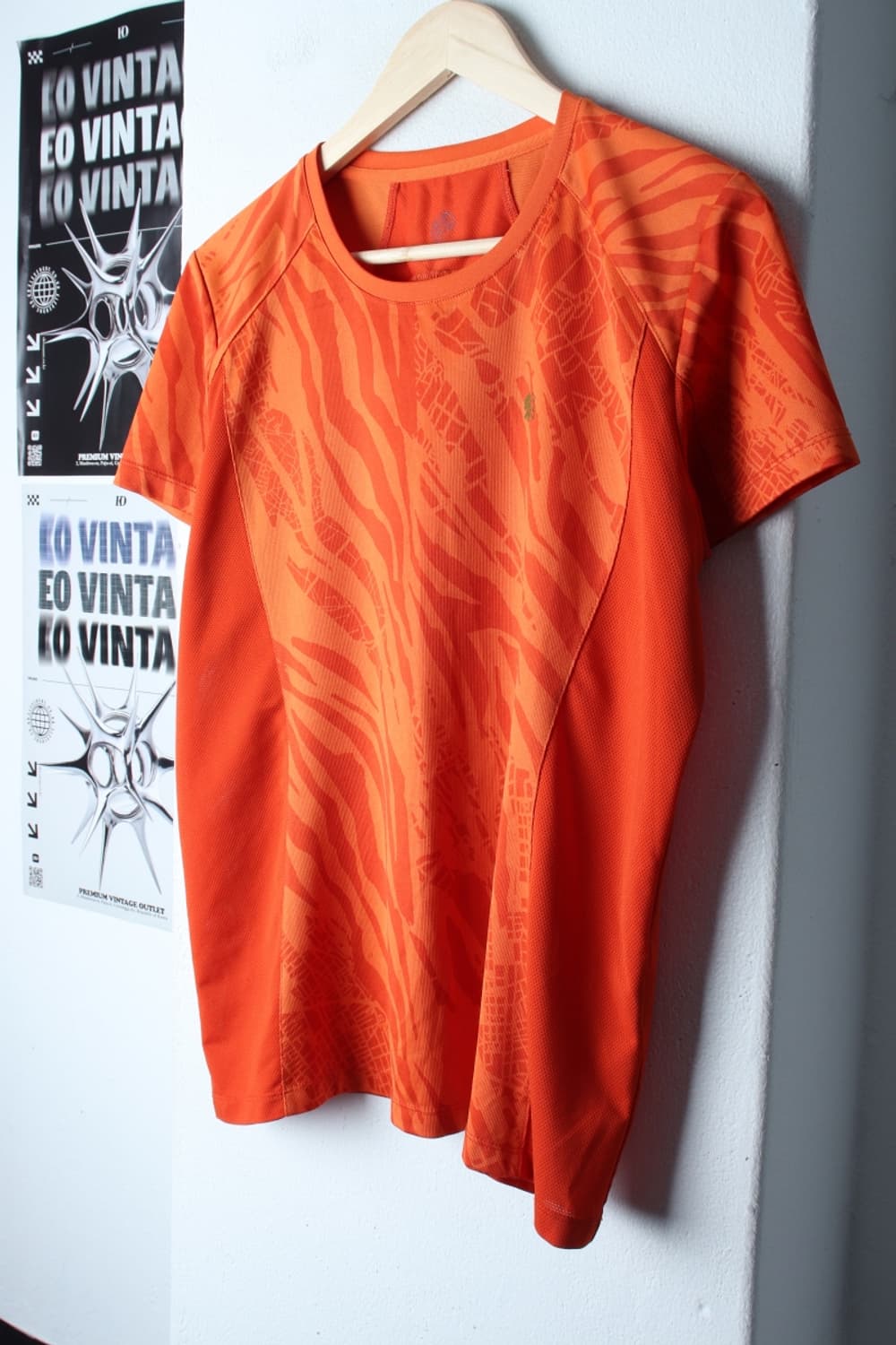 W(XL-2XL) 코오롱스포츠 반팔 티셔츠 기능성 오렌지-H30135 상품이미지1