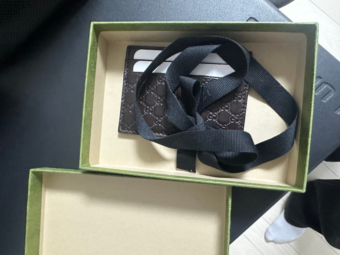 구찌 마이크로시마 카드지갑 상품이미지1