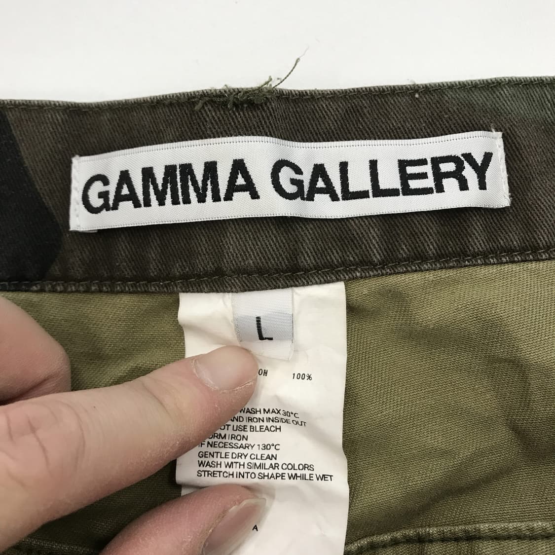 감마갤러리 카모 스트링 카고팬츠 [L] 상품이미지4