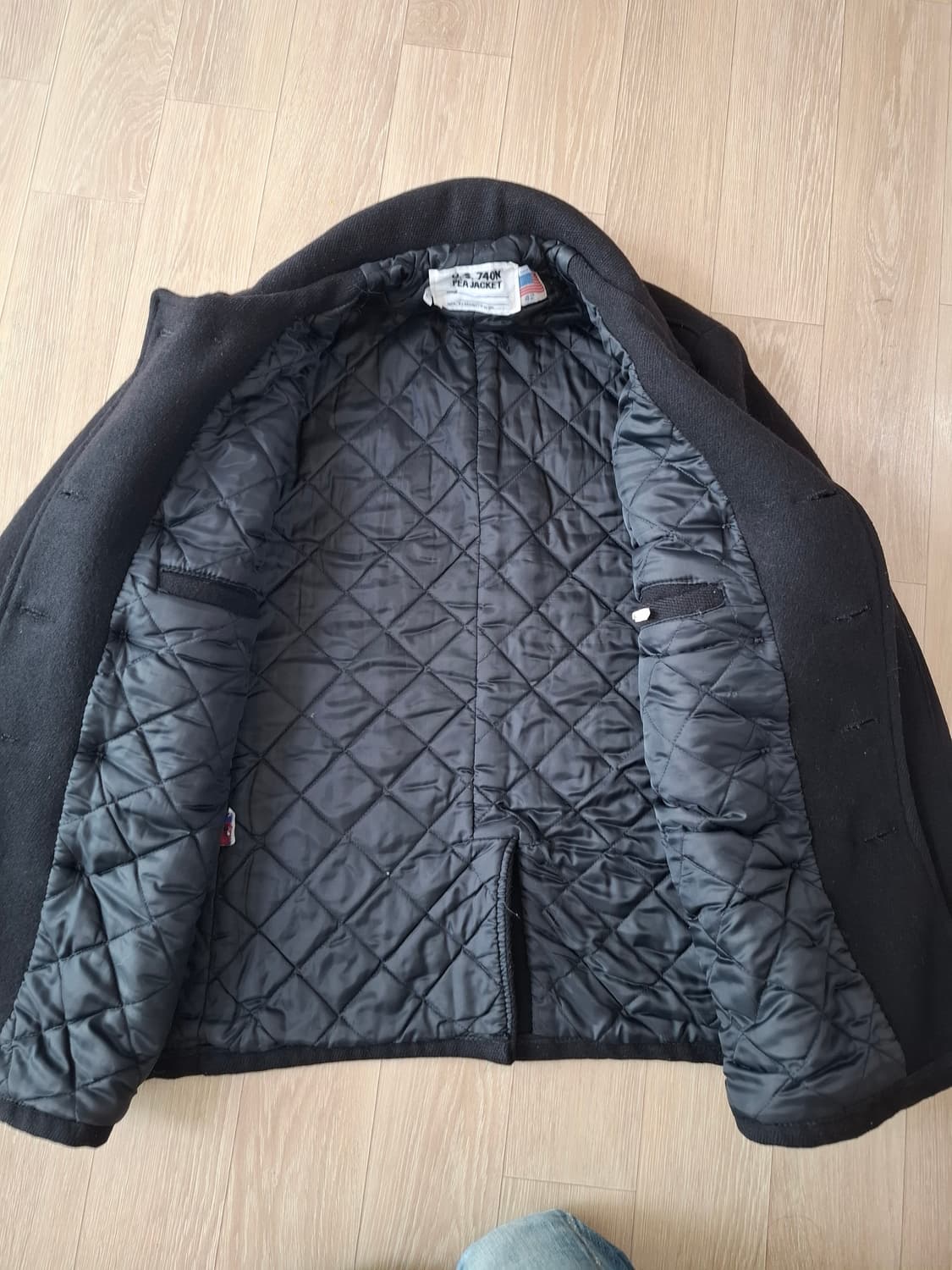 42 쇼트 U.S. 740N 블랙 피코트 상품이미지6