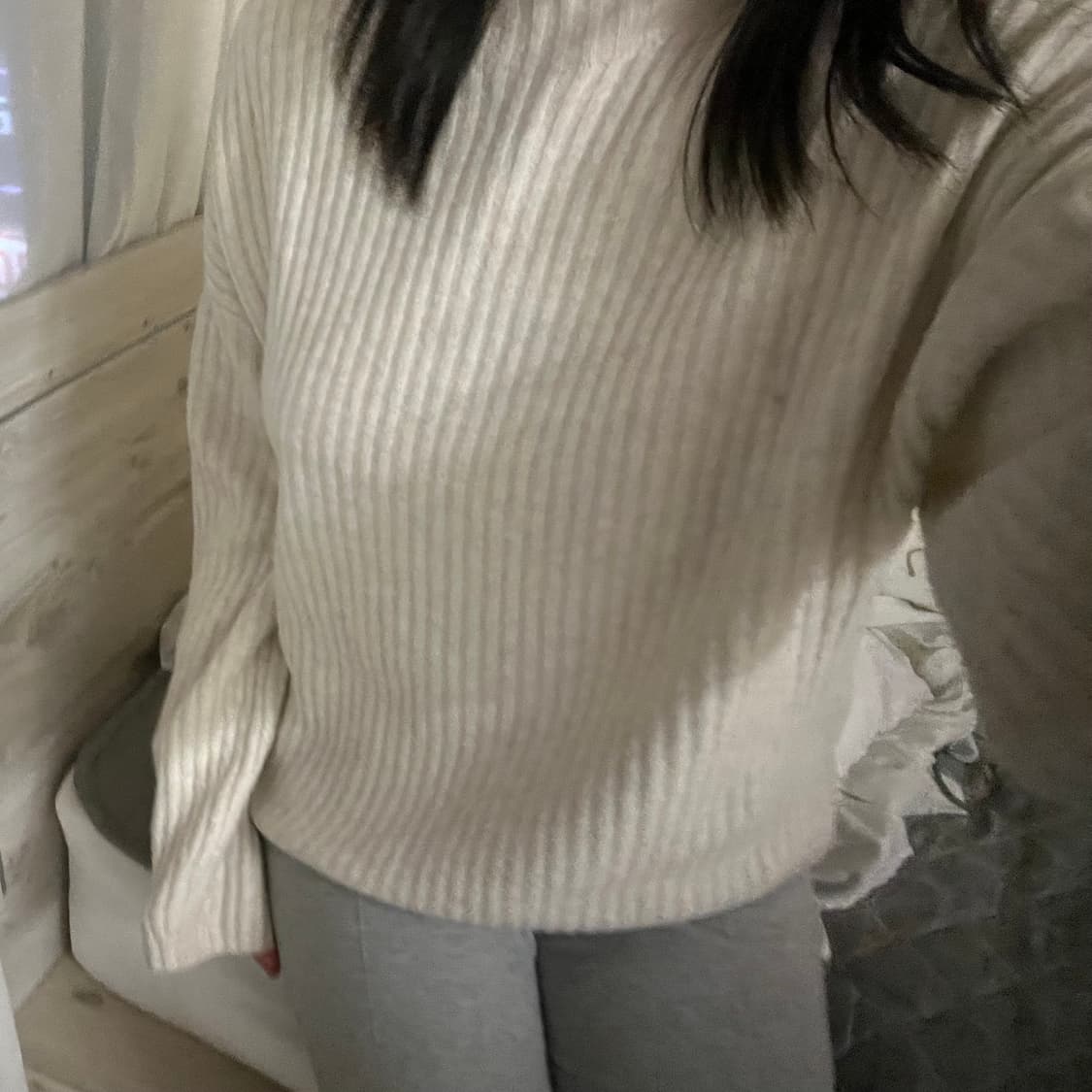 유니클로 아이보리 니트 상품이미지2