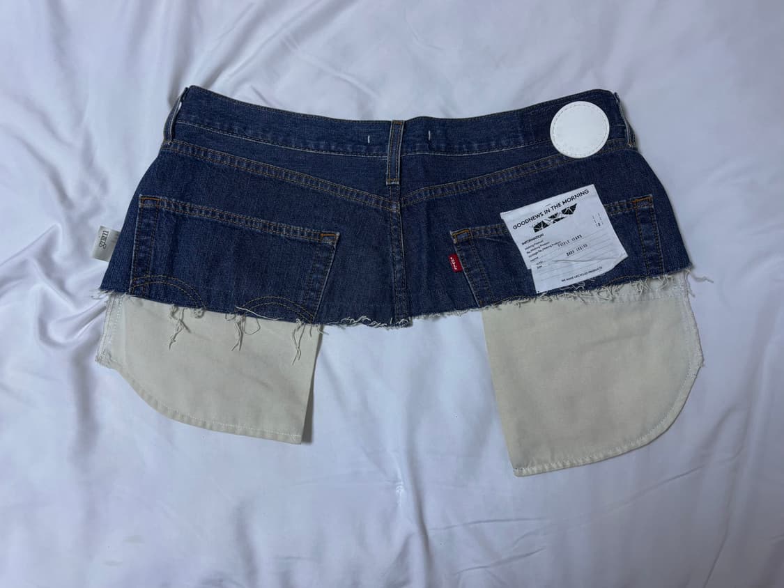 리바이스 리메이크 랩스커트 상품이미지4