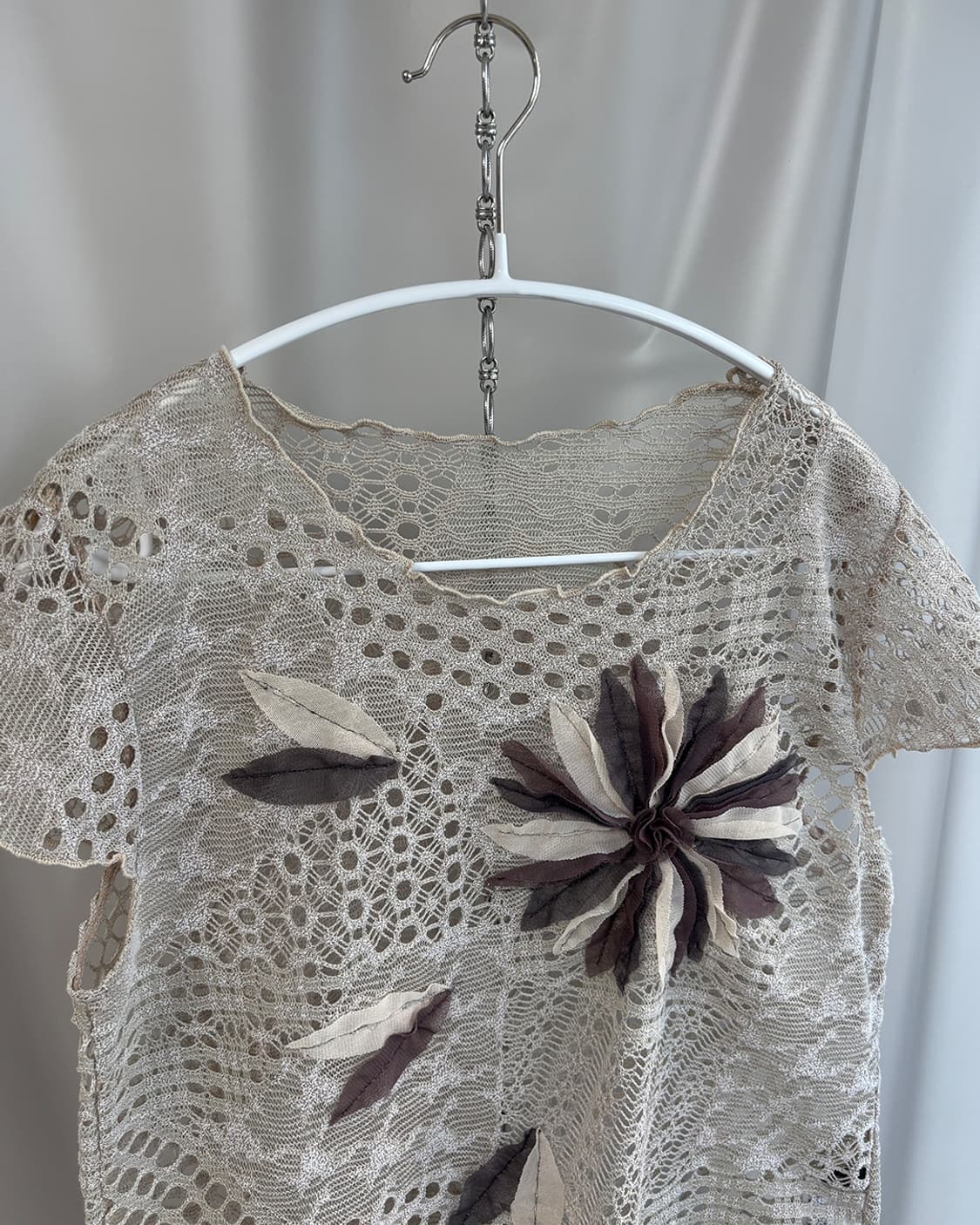 SEIRA fade bloom crochet top 상품이미지7
