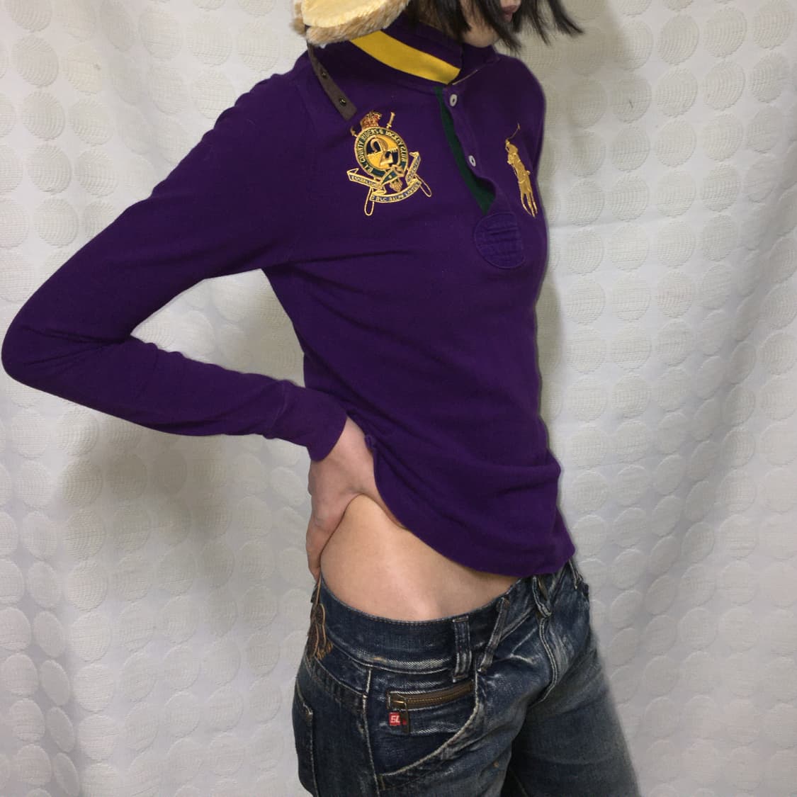랄프 로렌 퍼플 롱슬리브 상품이미지2