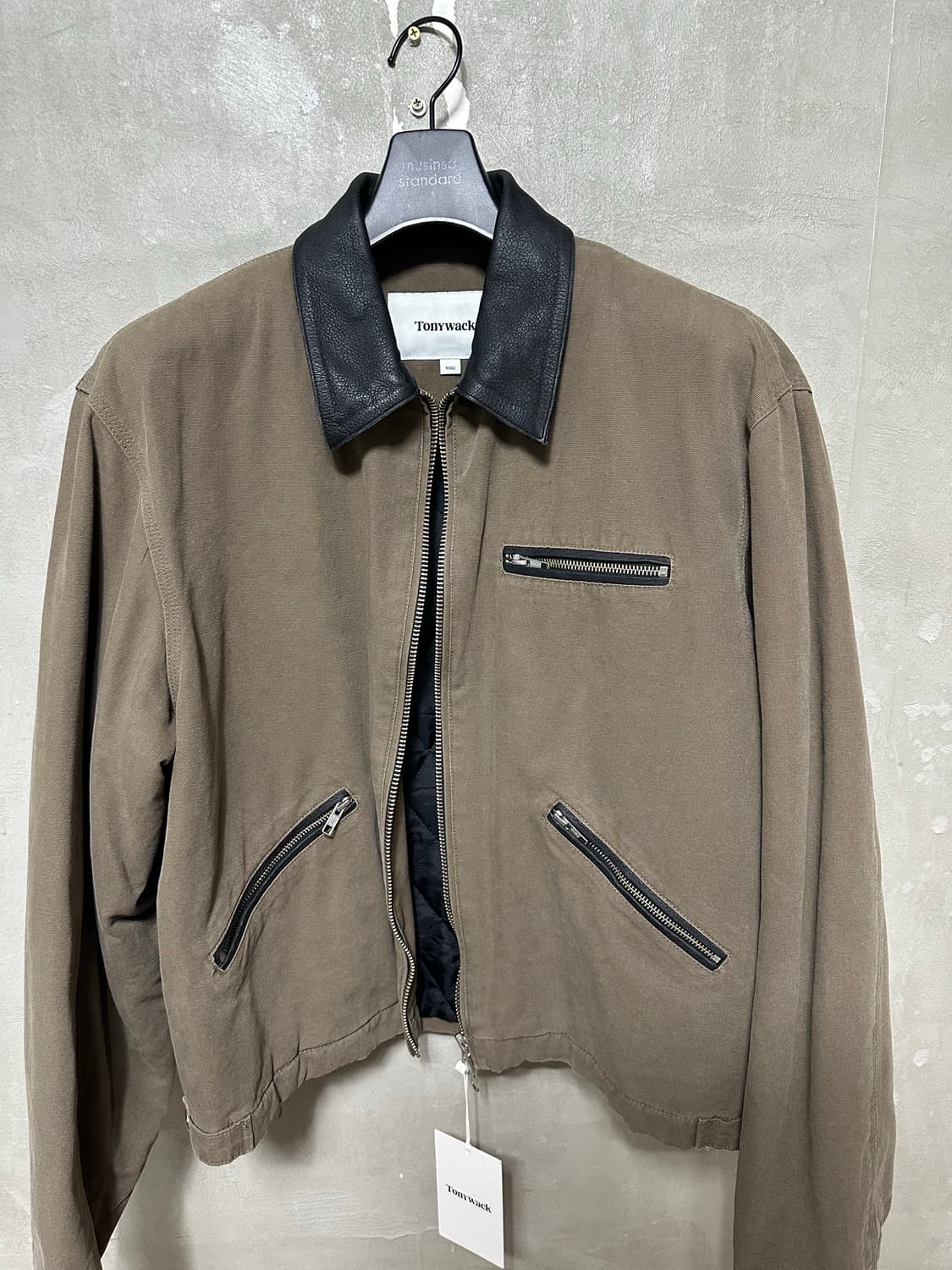 토니웩 레더 워크자켓L(새상품) 상품이미지1
