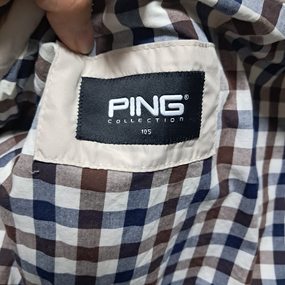 PING 핑 남성 퀼팅 자켓 경량 패딩 105(상태상급) 상품이미지7