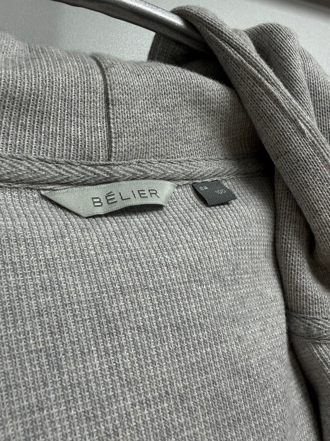 벨리에 크롭 후드 집업 상품이미지2