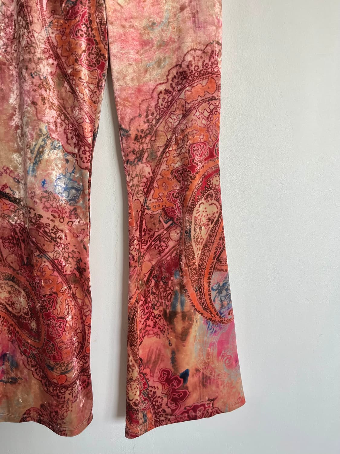 PAISLEY VELVET JERSEY PANTS (PINK) 상품이미지6