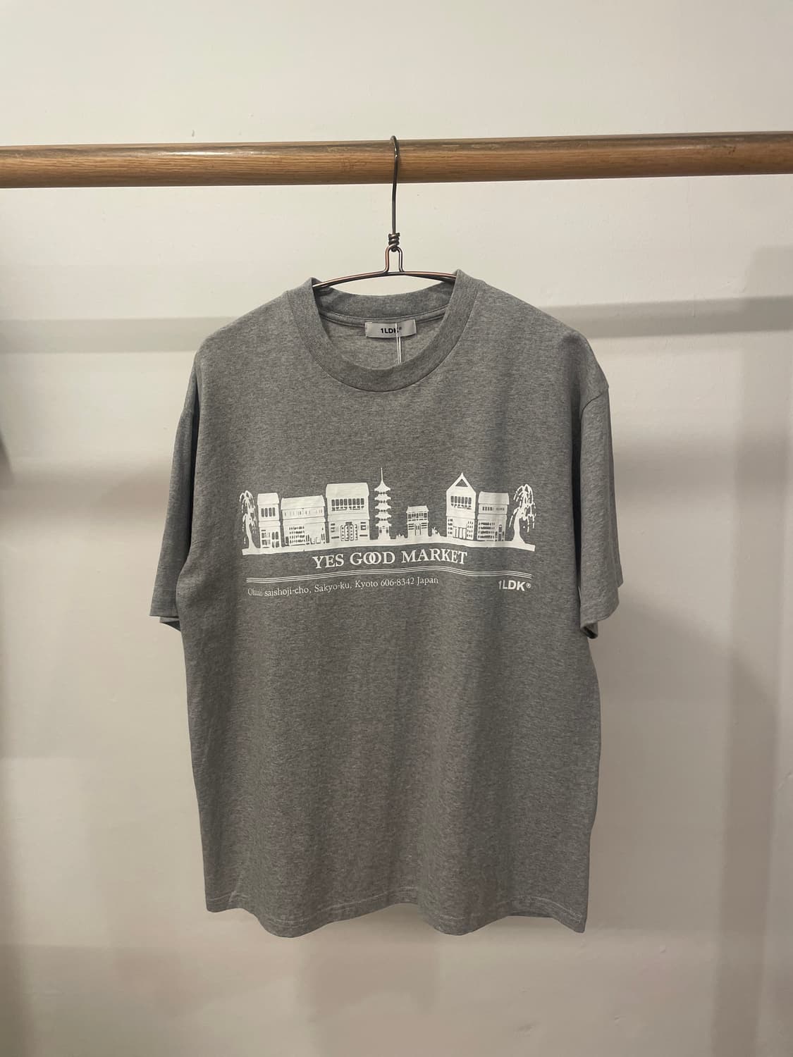 1LDK gray half tee 상품이미지1