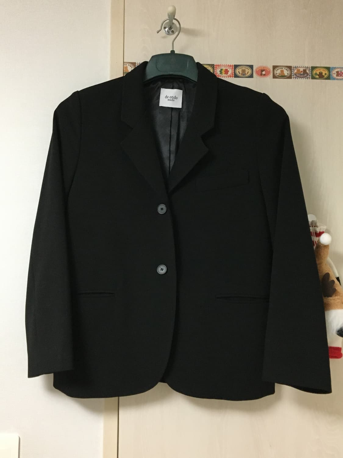 새상품 free) 드온도 블랙 블레이저자켓 상품이미지1