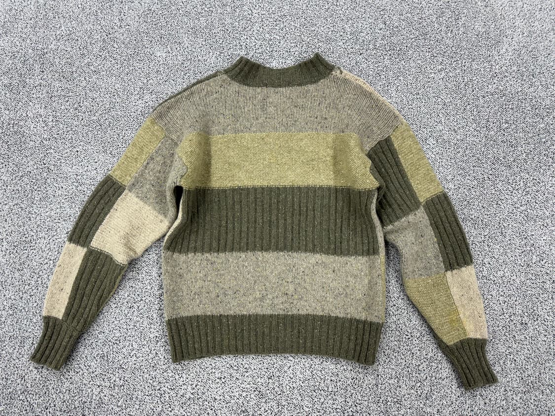 빈티지 패치워크 울스웨터 상품이미지3