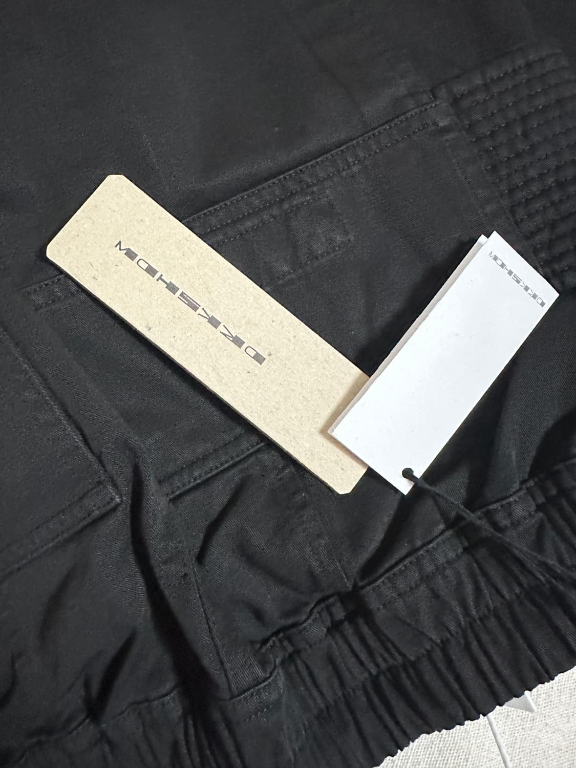 [S] 릭오웬스 다크쉐도우 와이드 크리치 카고 태권도 팬츠 TW 상품이미지6