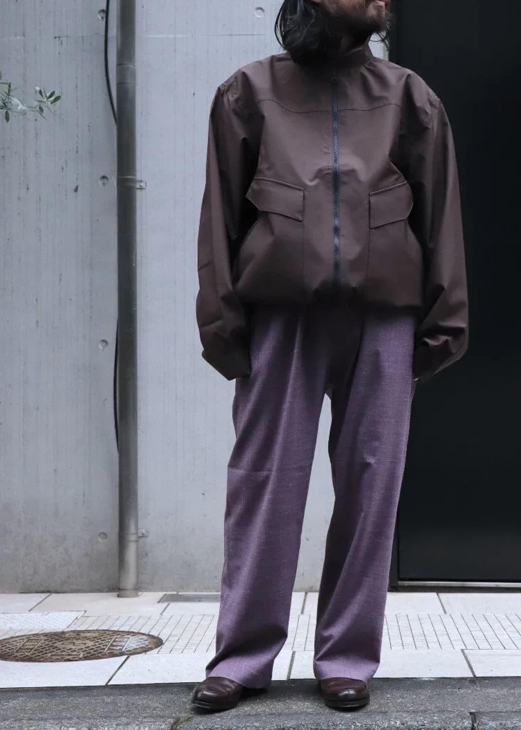 3) 가브리엘라 콜 가먼츠 로로피아나 테일러드 트라우저 모브 상품이미지5