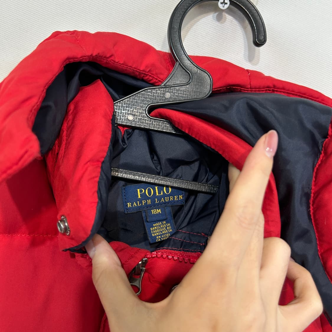 폴로 랄프로렌 키즈 다운패딩 18M  상품이미지2